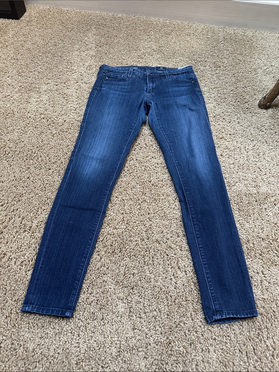 Ag Adriano Goldschmied Denim - AG Adriano Goldschmied Women's Skinny Jeans in Medium Blue Wash